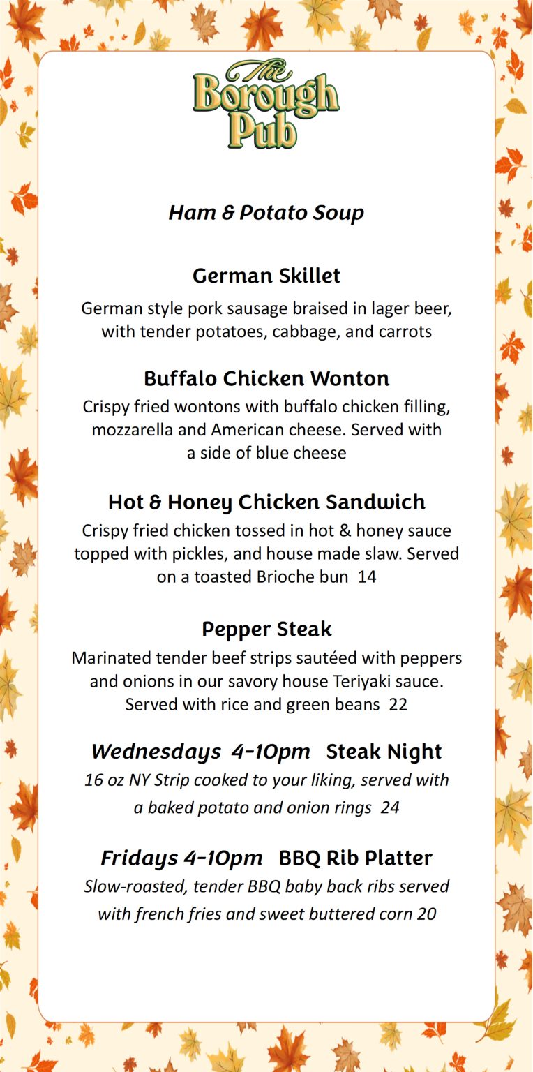 Specials 10.01.26